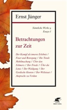Ernst Jünger - Sämtliche Werke - 9: Betrachtungen zur Zeit