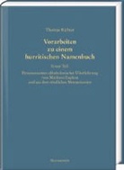 Thomas Richter - Vorarbeiten zu einem hurritischen Namenbuch 1. Teil