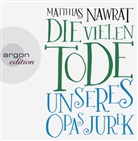 Matthias Nawrat, Robert Stadlober - Die vielen Tode unseres Opas Jurek, 7 Audio-CDs (Audio book)