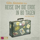 Jules Verne, Götz Alsmann - Reise um die Erde in 80 Tagen, 3 Audio-CD (Hörbuch)
