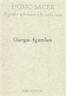 Giorgio Agamben - Homo sacer