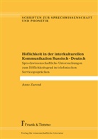 Anne Zarend - Höflichkeit in der interkulturellen Kommunikation Russisch - Deutsch