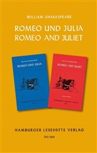 Shakespeare, William Shakespeare - Romeo und Julia / Romeo and Juliet, 2 Teile