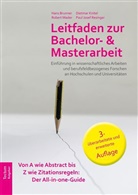 Han Brunner, Hans Brunner, Dietma Knitel, Dietmar Knitel, Robert Mader, Paul J Resinger... - Leitfaden zur Bachelor- und Masterarbeit