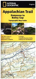 National Geographic Maps, National Geographic Maps - Trails Illust - National Geographic Adventure Travel Map Damascus to Bailey Gap