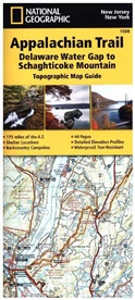 National Geographic Maps, National Geographic Maps - Trails Illust - National Geographic Adventure Travel Map Delaware Water Gap to Schaghticoke Mountain