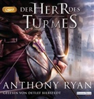 Anthony Ryan, Detlef Bierstedt - Der Herr des Turmes, 4 Audio-CD, 4 MP3 (Hörbuch)