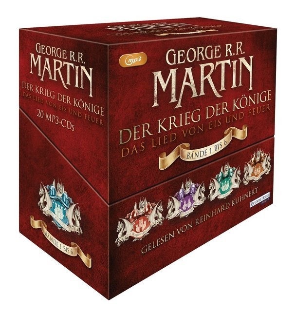 George R R Martin, George R. R. Martin, Reinhard Kuhnert - Der Krieg der Könige, 20 Audio-CD, 20 MP3 (Audio book) - Die Box: Das Lied von Eis und Feuer - Bände 1 bis 6