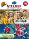 Animali, natura. Sticker enciclopedia
