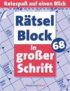 Eberhard Krüger - Rätselblock in großer Schrift. Bd.68