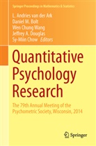 L. Andries van der Ark, Daniel M. Bolt, Sy-Miin Chow, Jeffrey A. Douglas, Danie M Bolt, Daniel M Bolt... - Quantitative Psychology Research