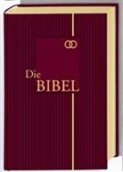 Bibelausgaben: Die Bibel, nach der Übersetzung Martin Luthers, mit Apokryphen, Ledereinband rot m. Goldprägung, Hochzeitsbibel (Nr.1535)