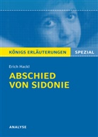 Erich Hackl - Erich Hackl "Abschied von Sidonie"