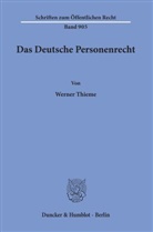 Werner Thieme - Das Deutsche Personenrecht