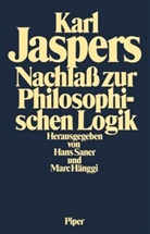 Karl Jaspers, Han Saner, Hans Saner - Nachlaß zur Philosophischen Logik