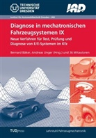 Bernar Bäker, Bernard Bäker, Unger, Andreas Unger - Diagnose in mechatronischen Fahrzeugsystemen IX