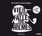 Arthur Conan Doyle, Sir Arthur Conan Doyle, Klaus Schmitz (Bearbeiter), Peter Fitz, Walter Renneisen - Vier neue Fälle für Sherlock Holmes, 4 Audio-CDs (Audio book)