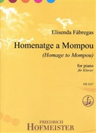 Elisenda Fabregas, Elisenda Fábregas - Homenatge a Mompou, für Klavier