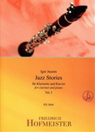 Igor Jussim - Jazz Stories, für Klarinette in B + Klavier. Vol.1