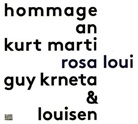 Kurt / Marti, Guy Krneta &amp; Louisen, Guy Krneta, Louisen, Kurt Marti - rosa loui, Audio-CD (Hörbuch)