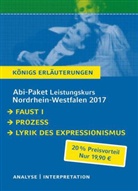 Fran Kafka, Franz Kafka, Johann Wolfgang Von Goethe - Abi-Paket Leistungskurs Nordrhein-Westfalen 2017 - Königs Erläuterungen., 3 Tle.