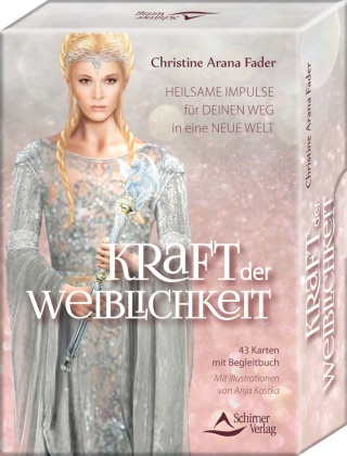 Christine Arana Fader, Anja Kostka - Kraft der Weiblichkeit, Meditationskarten + Begleitbuch - Heilsame Impulse für deinen Weg in eine neue Welt. Set
