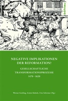 Werne Greiling, Werner Greiling, Werner Herausgegeben von Greiling, Armi Kohnle, Armin Kohnle, Uwe Schirmer - Negative Implikationen der Reformation?