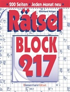 Eberhard Krüger - Rätselblock. Bd.217