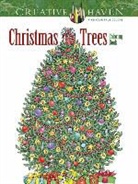 Barbara Lanza - Creative Haven Christmas Trees Coloring Book