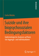 Carlos Watzka - Suizide und ihre biopsychosozialen Bedingungsfaktoren