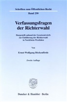 Ernst-Wolfgang Böckenförde - Verfassungsfragen der Richterwahl.