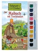 Sven Nordqvist - Pettersson und Findus, Malbuch mit Tuschkasten