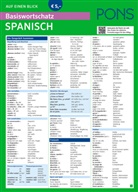 PONS Basiswortschatz Spanisch auf einen Blick