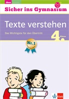 Ursula Lassert - Sicher ins Gymnasium Deutsch Texte verstehen 4. Klasse