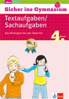 Detlev Heuchert - Klett Sicher ins Gymnasium Textaufgaben / Sachaufgaben 4. Klasse