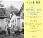 Cla Biert, Biert Cla, Jon Duri Vital, Andrea Zogg, Mevina Puorger Pestalozzi - Beim Krämer. Der Galaball / Pro'l butier. Il bal da Gala, 4 Audio-CDs (Hörbuch)