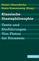 Diete Oberndörfer, Dieter Oberndörfer, Rosenzweig, Rosenzweig, Beate Rosenzweig - Klassische Staatsphilosophie