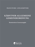 Anna Kemptner, Franz Sturm - Kärntner Allgemeine Gemeindeordnung
