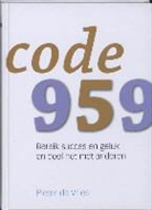 P. de Vries, Pieter De Vries - Code 959