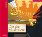 Alexandre Dumas, Bodo Primus - Die drei Musketiere, 2 Audio-CDs (Audiolibro)