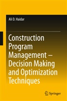 ALI D HAIDAR, Ali D. Haidar - Construction Program Management