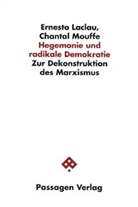 Ernest Laclau, Ernesto Laclau, Chantal Mouffe, Michae Hintz, Michael Hintz, Vorwallner... - Hegemonie und radikale Demokratie
