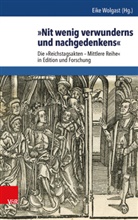Heil, Heil, Eik Wolgast, Eike Wolgast - "Nit wenig verwunderns und nachgedenkens"