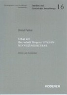 Dieter Petras - Urbar der Herrschaft Bregenz 1379 / 1474 Minnesängerurbar