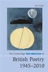 Eric Falci, Eric (University of California Falci, Falci Eric - Cambridge Introduction to British Poetry, 19452010