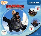 Dragons - Die Reiter von Berk - Dragons Starter-Box, 3 Audio-CD (Audio book)