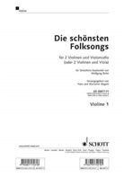 Christa Estenfeld-Kropp, Hans Magolt, Marianne Magolt - Die schönsten Folksongs für 2 Violinen u. Violoncello (oder 2 Violinen und Viola), 1. Violinstimme