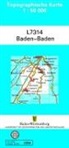 Lg, LGL - Topographische Karte Baden-Württemberg, Zivilmilitärische Ausgabe - Baden-Baden