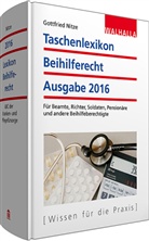 Gottfrie Nitze, Gottfried Nitze, Gerhard Schröder - Taschenlexikon Beihilferecht Ausgabe 2016