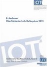 Kirste Bobzin, Kirsten Bobzin - 8. Aachener Oberflächentechnik Kolloquium 2013